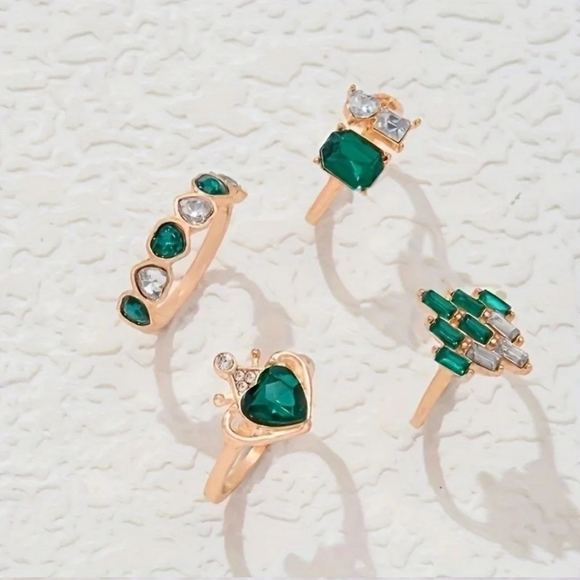 RINGS 4 PIECES - Picture 4 of 5